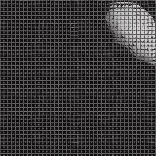 Fioretti Glossy Black 12"x12" Porcelain Mosaic