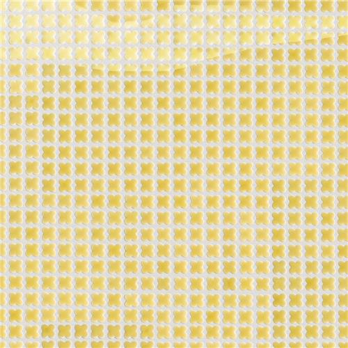 Fioretti Glossy Yellow 12"x12" Porcelain Mosaic