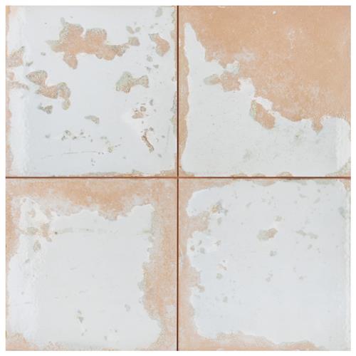 Kings Luxe Heritage White 17-5/8"x17-5/8" Ceramic F/W Tile