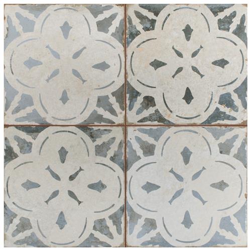 Kings Aurora Blue 17-5/8"x17-5/8" Ceramic Floor/Wall Tile