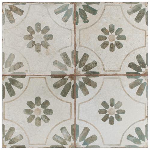 Kings Blume Sage 17-5/8"x17-5/8" Ceramic Floor/Wall Tile