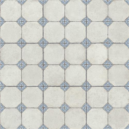 Kings Field Blue 17-3/4"x17-3/4" Porcelain F/W Tile