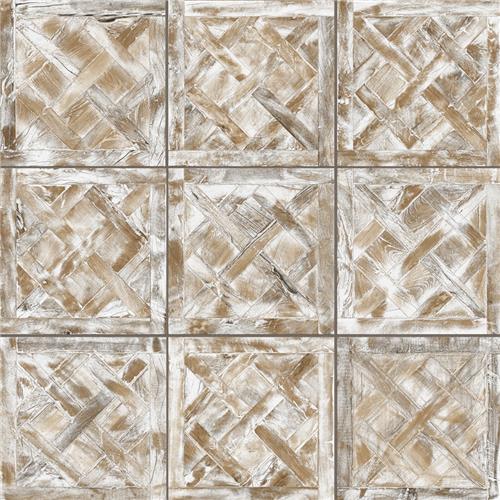 Kings Forest Lattice White 17-5/8"x17-5/8" Ceramic F/W Tile