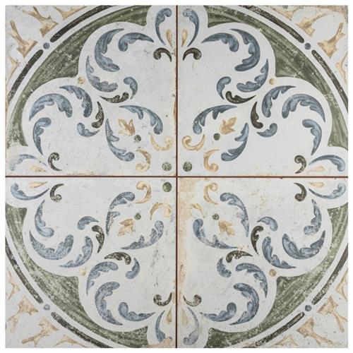 Kings Porto Amaral  17-5/8"x17-5/8" Ceramic F/W Tile