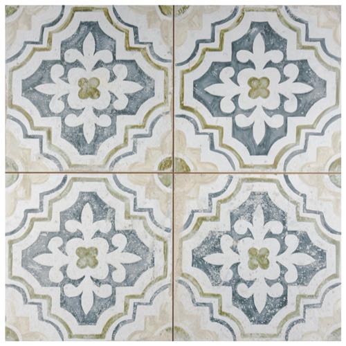 Kings Porto Fatima  17-5/8"x17-5/8" Ceramic F/W Tile