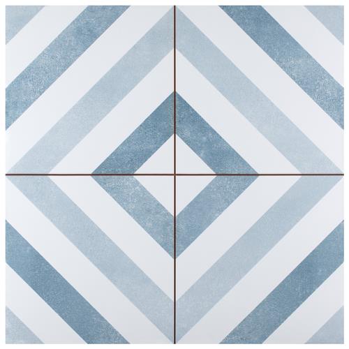 Opticks 17-5/8" x 17-5/8" Ceramic Floor/Wall Tile