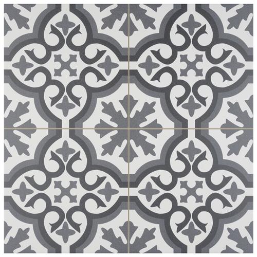 Berkeley Essence Grey 17-3/4" x 17-3/4" Porcelain F/W Tile