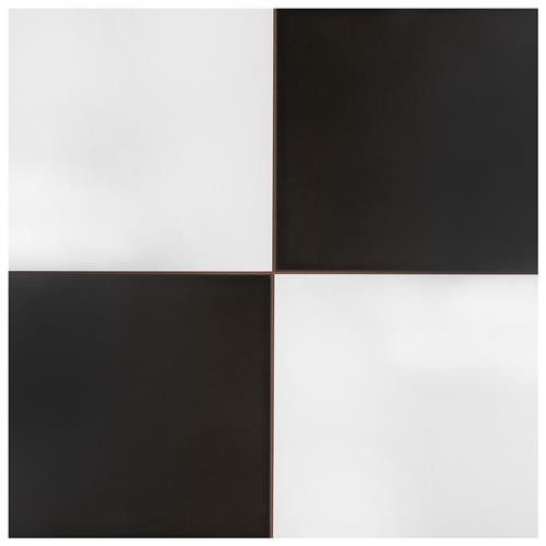 Checker 17-5/8"x17-5/8" Ceramic F/W Tile