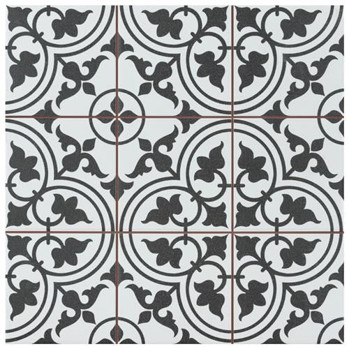Harmonia Classic White 13"x13" Ceramic Floor/Wall Tile