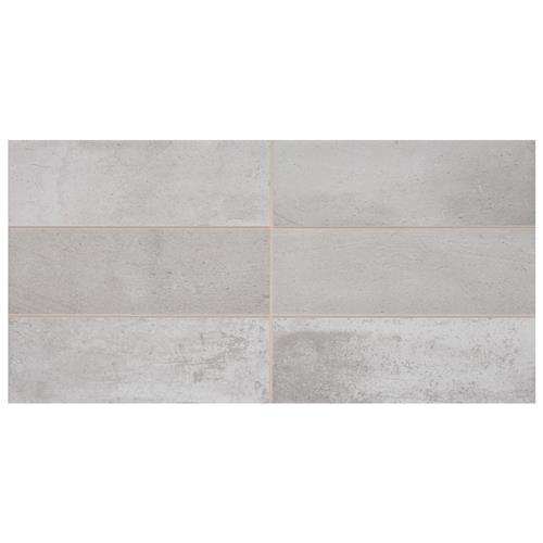 Kings Mud Silver 7-7/8"x15-3/4" Ceramic Wall Tile