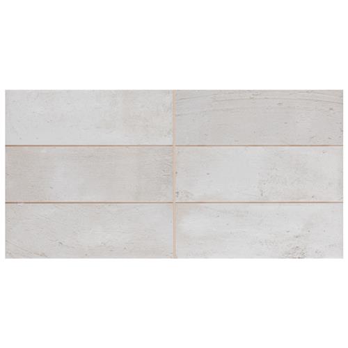 Kings Mud White 7-7/8"x15-3/4" Ceramic Wall Tile