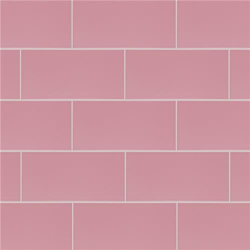 Projectos Blush Pink 3-7/8" x 7-3/4" Ceramic F/W Tile