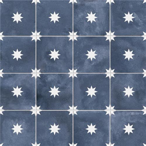 Starlight Navy 17-3/8"X17-3/8" Porcelain F/W Tile