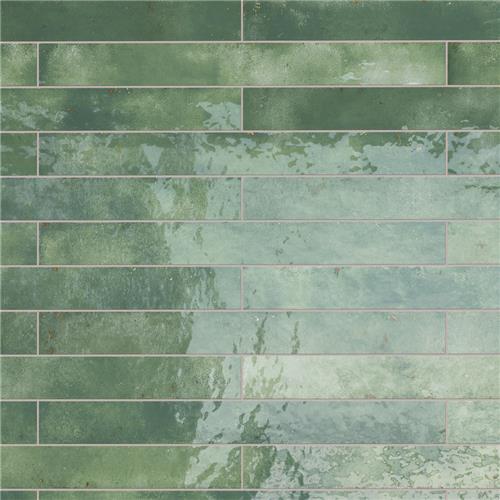 Scottsdale Green 1-7/8"x17-3/4" Porcelain F/W Tile