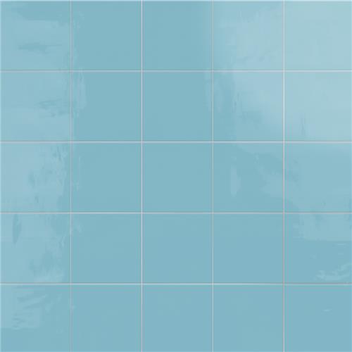 Monocolor Celeste 7-7/8"x7-7/8 Ceramic F/W Tile
