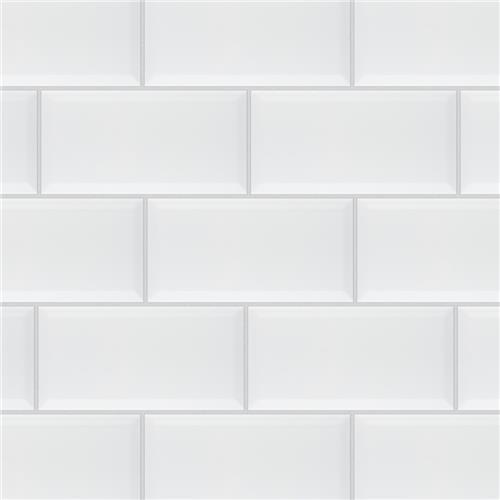 Santorini Biselado Blanco 4"x7-7/8" Ceramic W Tile
