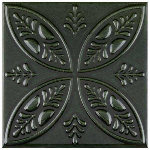 Trend Green 8" x 8" Ceramic Wall Tile