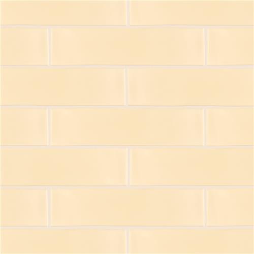 Chalk Ocre 3"x11-3/4" Ceramic Wall Tile
