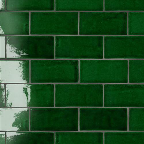 Viva Antic Verde 2-1/2"x5" Ceramic Wall Tile