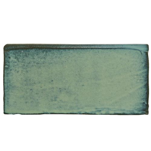 Antic Special Lava Verde 3"x6" Ceramic Bullnose W Trim