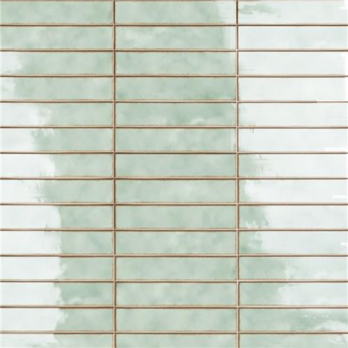 Hudson Studio Soho Brick Mint 1-7/8"x9-3/4"Ceramic Wall Tile