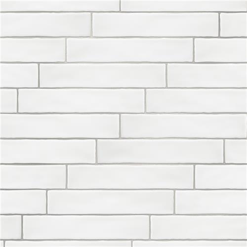Castillo Matte White 2"x10" Ceramic Wall Tile