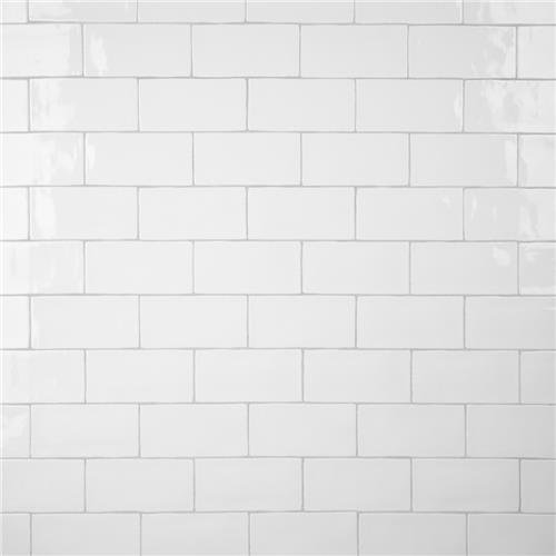 Castillo White 3" x 6" Ceramic Wall Tile