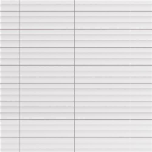 Crown Heights Maori Matte White 2-5/8"x7-7/8" Cer W Tile