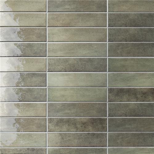 Tribeca Studio Sage Green 2-3/8"x9-5/8" Porcelain Wall Tile