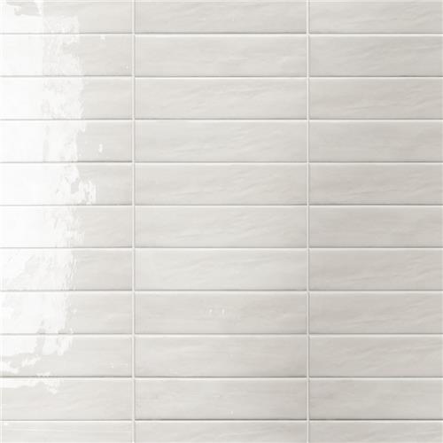 Tribeca Studio Gypsum White 2-3/8"x9-5/8" Porcelain Wall Til