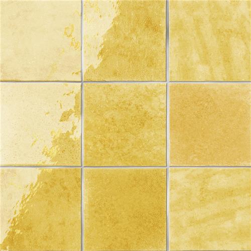 Menorca Lemon 4"x4" Ceramic Wall Tile