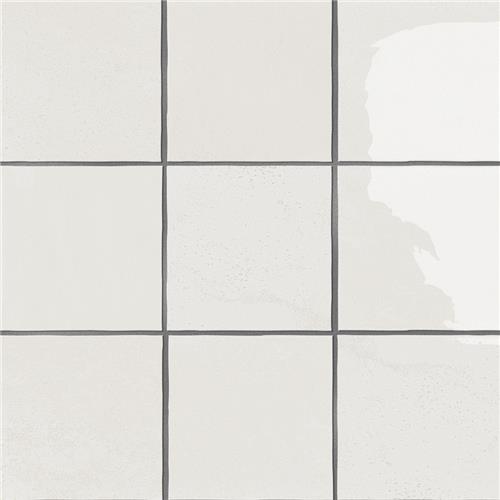 Menorca White 4"x4" Ceramic Wall Tile