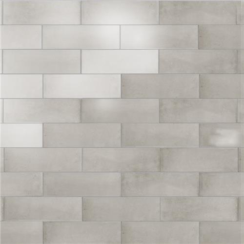 Coco Glossy Amber Grey 2"x5-7/8" Porcelain Wall Tile