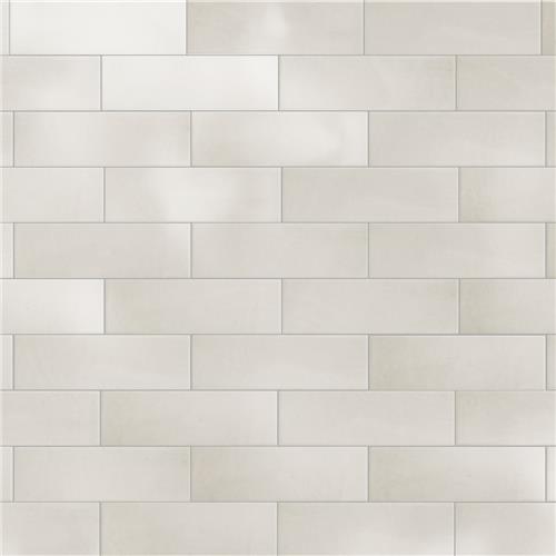 Coco Glossy Cloud White 2"x5-7/8" Porcelain Wall Tile