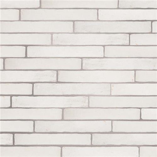 Soul Silken Matte White 1-3/8"x9" Ceramic Wall Tile