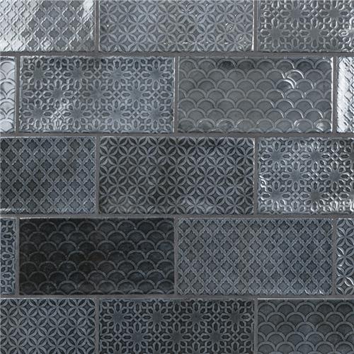 Camden Decor Azurro 4" x 8" Ceramic Wall Tile