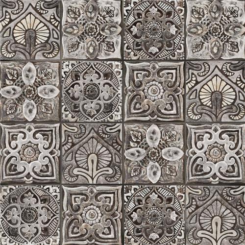 Mandala Decor Mix Mystikos 7-7/8"x7-7/8" Cer W Tile