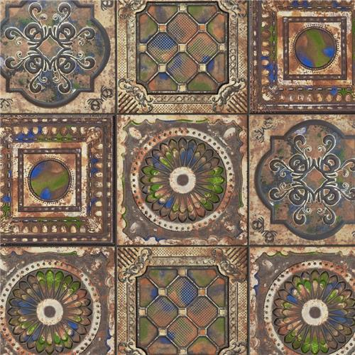 Ritz Anticato Color 7-7/8"x7-7/8" Ceramic Wall Tile