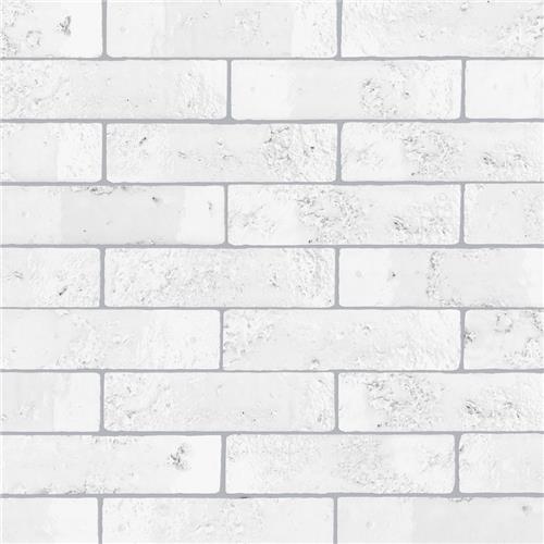 Arches Brick White 2-1/2"x9-7/8" Ceramic Wall Tile