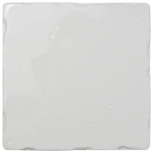 Novecento Square Blanco Viejo 5-1/8"x5-1/8" Ceramic W Tile