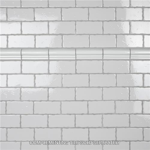 Novecento Subway Blanco Viejo 2-1/2"x5-1/8" Ceramic W Tile