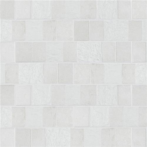 Blend White 3-1/4" x 17-1/2" Porcelain Wall Subway Tile