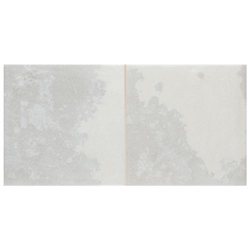 Kings Tradition Square Silver 7-7/8"x15-3/4" Porc Wall Tile