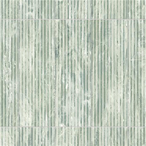 Marbilia Fluted Travertino Jungle 15-3/4"x47-1/4" Por W Tile