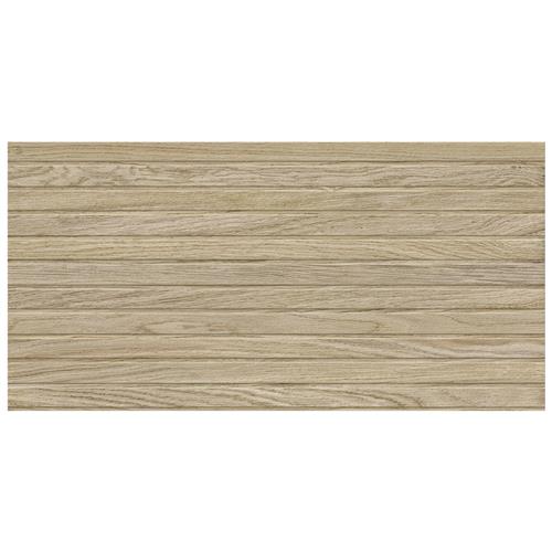 Woodstrip Roble 11-3/4"x23-1/2" Ceramic Wall Tile