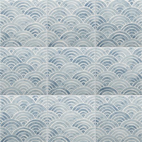 Berta Escalas 7-7/8" x 7-7/8" Ceramic Wall Tile