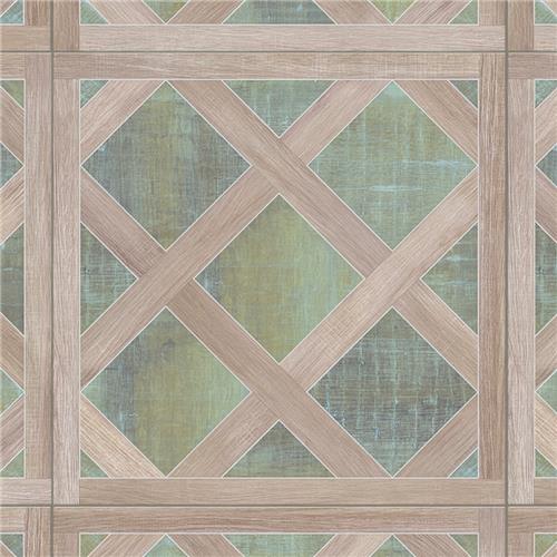 Picture of Fusione Intarsio Green 23-1/2"x23-1/2" Porcelain F/W