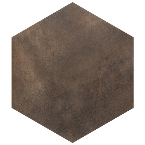 Picture of Industrial Hex Copper 8-1/2"x9-7/8" Porcelain F/W Tile