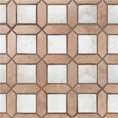 Picture of Picket Arenta Cotto w/ White Square 14-5/8"x22-1/2" F/W Tile