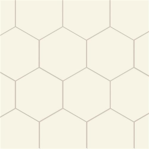 Picture of Textile Basic Hex Cotton 8-5/8"x9-7/8" Porcelain F/W Tile